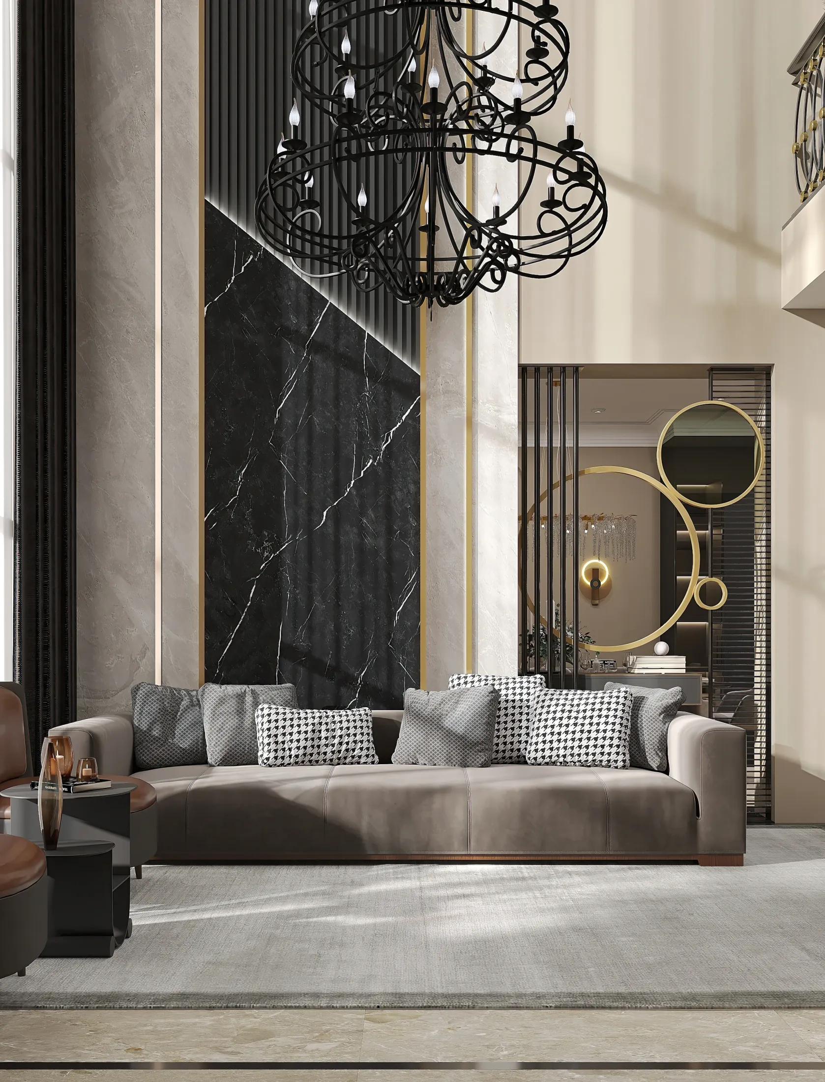 Дом в Тереке - 1 этаж / ТВ-зона 8